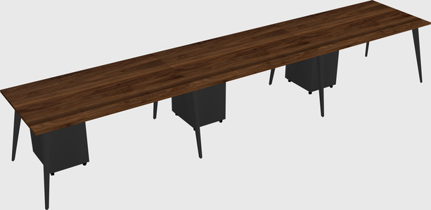 Modern rectangular office desk