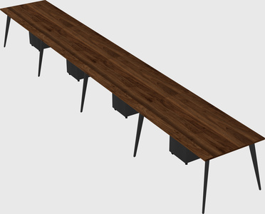 Modern rectangular office desk