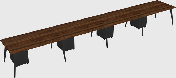 Modern rectangular office desk