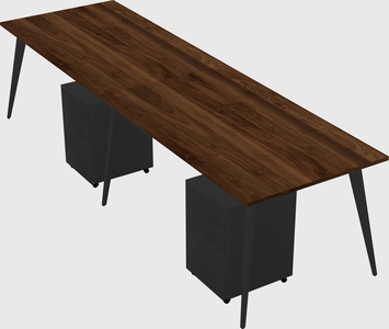 Modern rectangular office desk