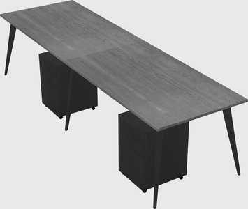Modern rectangular office desk
