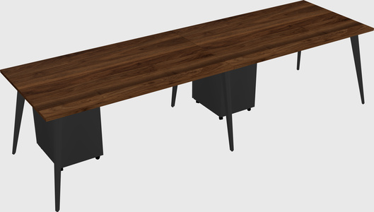 Modern rectangular office desk