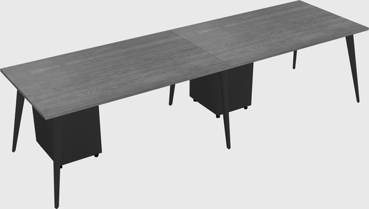 Modern rectangular office desk