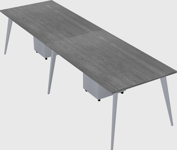Modern rectangular office desk