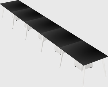 Modern rectangular office desk