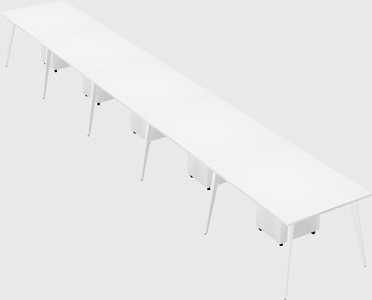Modern rectangular office desk