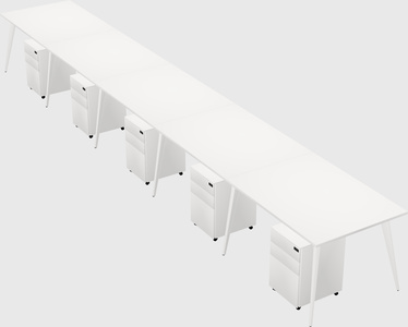 Modern rectangular office desk