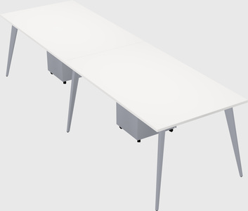 Modern rectangular office desk