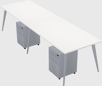 Modern rectangular office desk