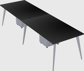 Modern rectangular office desk