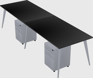 Modern rectangular office desk