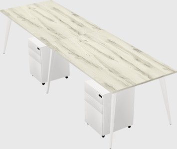 Modern rectangular office desk