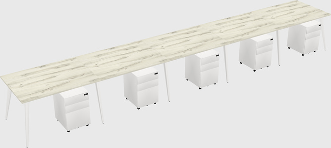 Modern rectangular office desk
