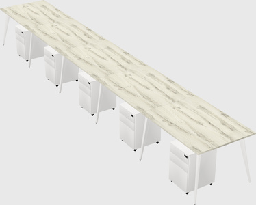 Modern rectangular office desk