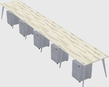 Modern rectangular office desk
