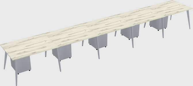 Modern rectangular office desk