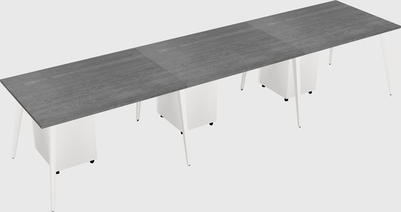 Modern rectangular office desk