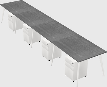 Modern rectangular office desk