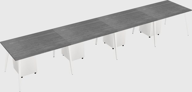 Modern rectangular office desk