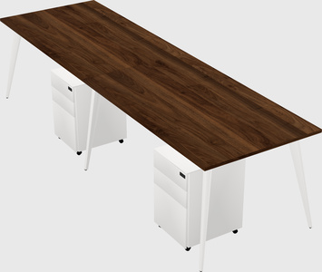 Modern rectangular office desk