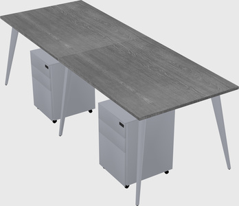 Modern rectangular office desk