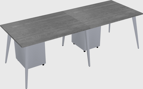 Modern rectangular office desk