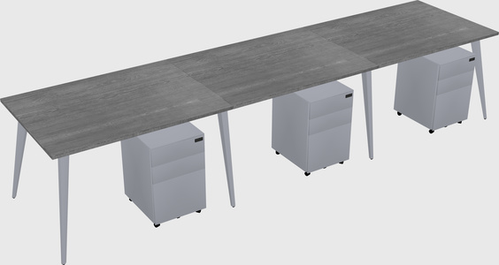 Modern rectangular office desk