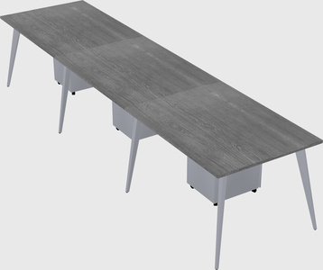 Modern rectangular office desk