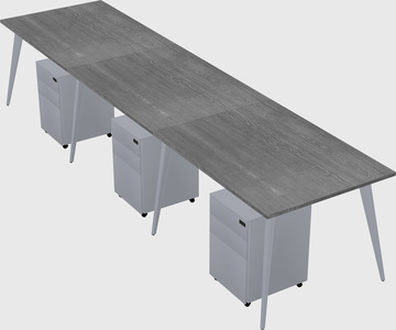 Modern rectangular office desk