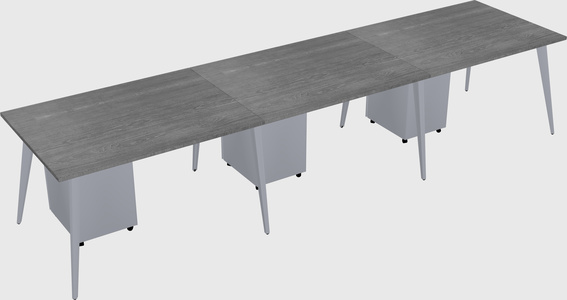 Modern rectangular office desk