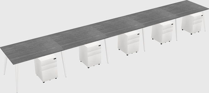 Modern Rectangular Office Desk