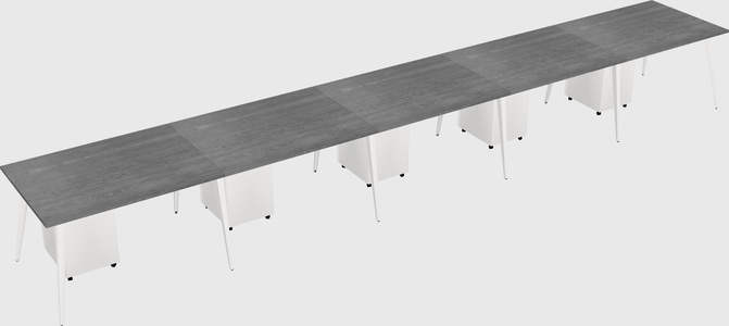 Modern rectangular office desk
