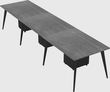 Modern rectangular office desk
