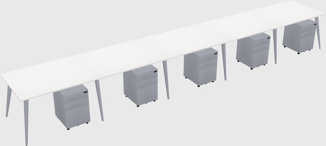 Modern Rectangular Office Desk