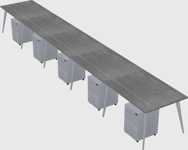 Modern rectangular office desk
