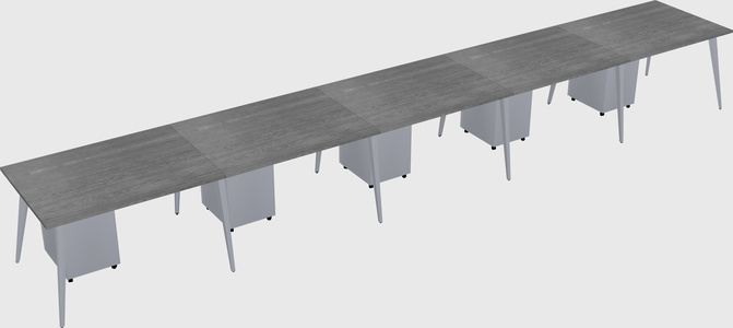 Modern rectangular office desk