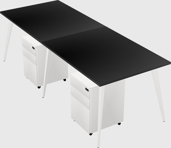 Modern rectangular office desk