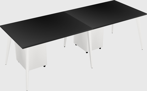 Modern rectangular office desk