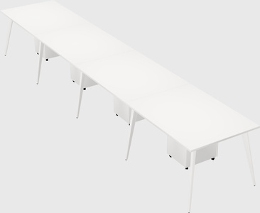 Modern rectangular office desk