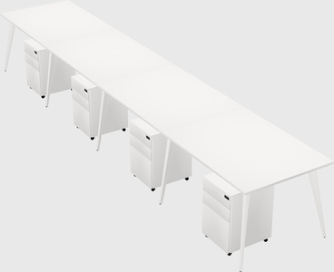 Modern rectangular office desk
