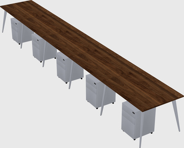 Modern rectangular office desk
