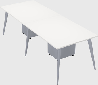 Modern rectangular office desk