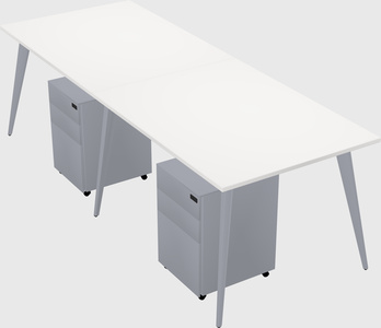 Modern rectangular office desk