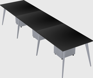 Modern rectangular office desk
