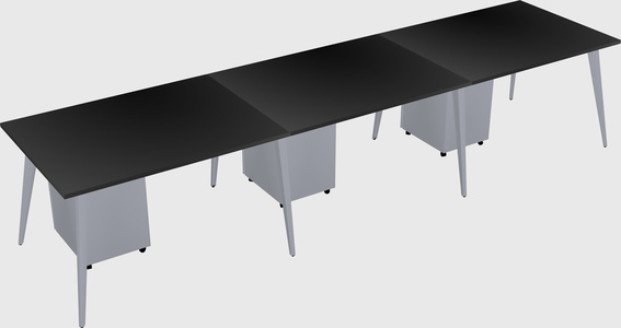 Modern rectangular office desk