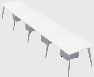 Modern rectangular office desk
