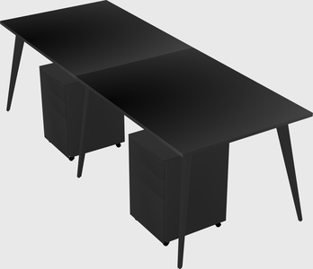Modern rectangular office desk