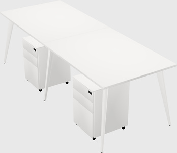 Modern rectangular office desk