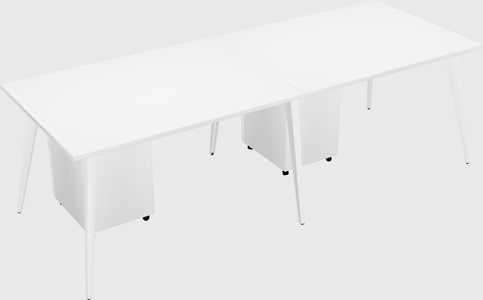 Modern rectangular office desk
