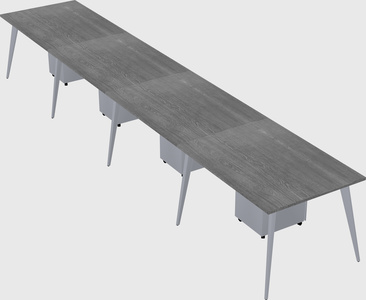 Modern rectangular office desk
